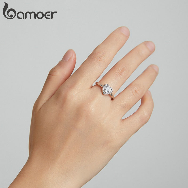 Anel Amor Brilhante Bamoer