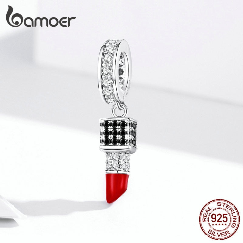 Berloque Batom Vermelho Bamoer