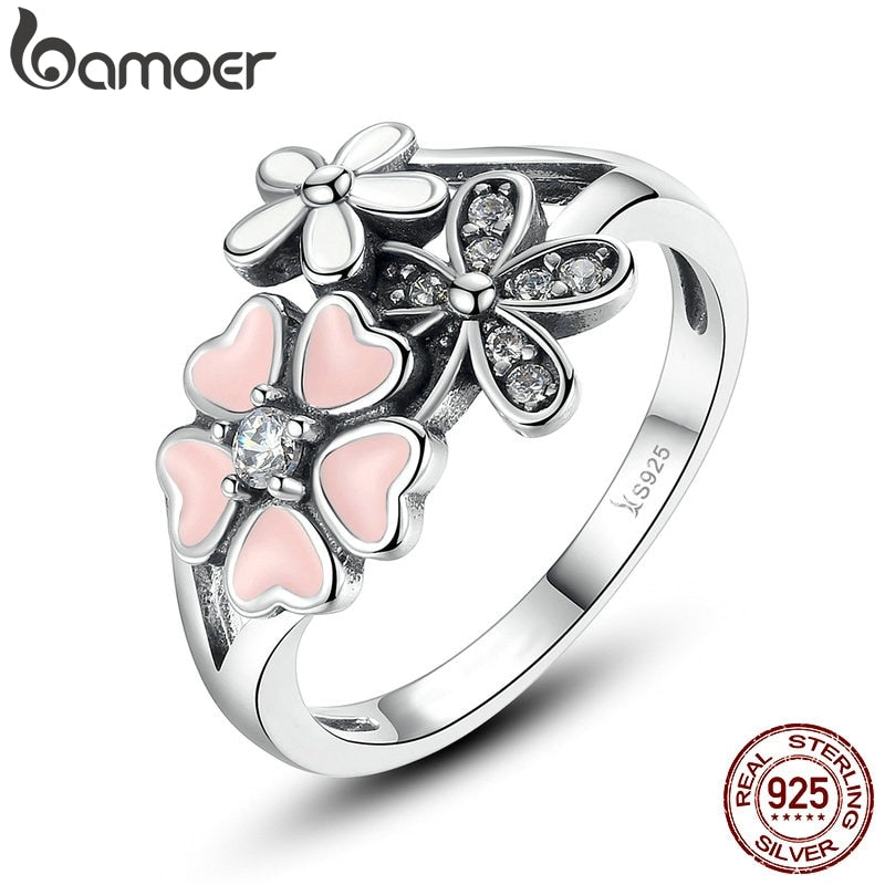 Anel Margaridas e Flores de Cerejeira Bamoer