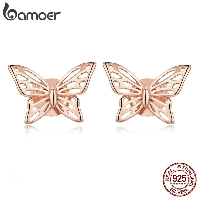 Brincos Borboleta Bamoer