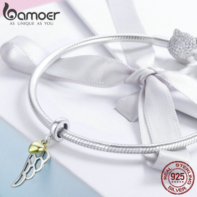 Berloque com Argola Asa de Fada Bamoer