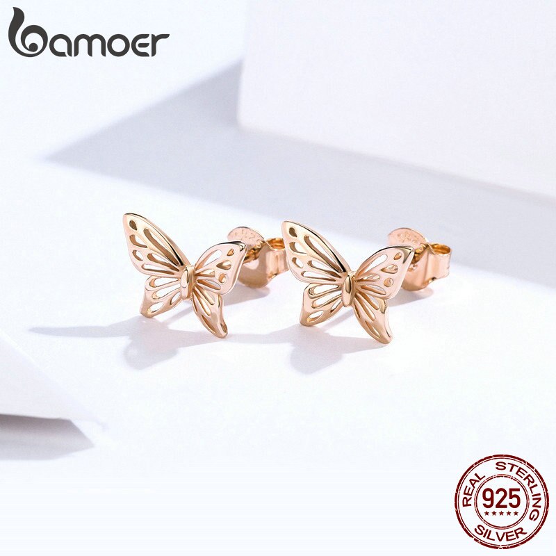 Brincos Borboleta Bamoer