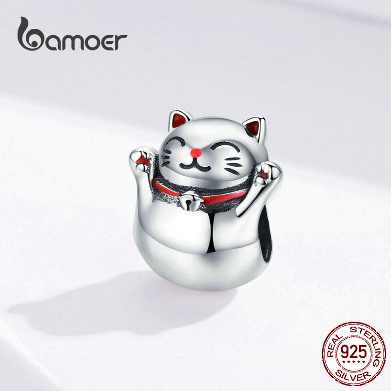 Pingente Gato da Sorte Bamoer