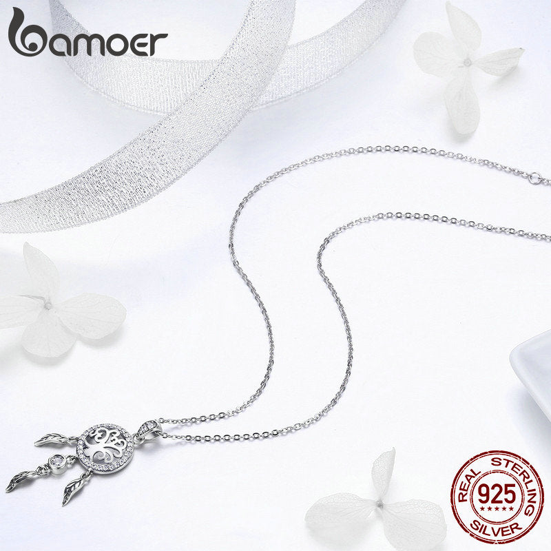 Colar com Pingente Árvore da Vida Bamoer