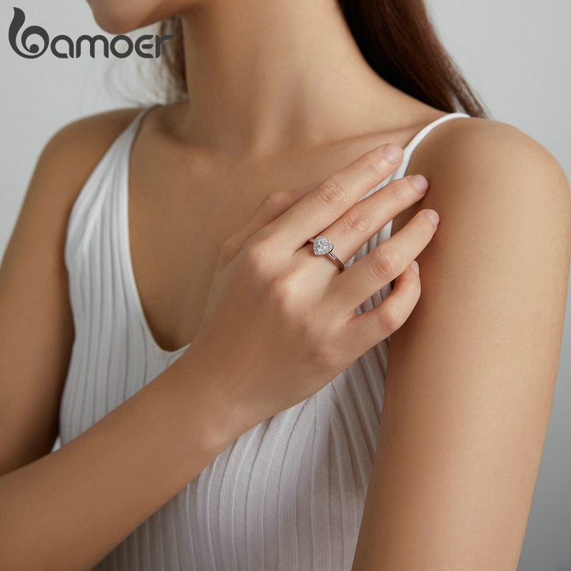 Anel Amor Brilhante Bamoer