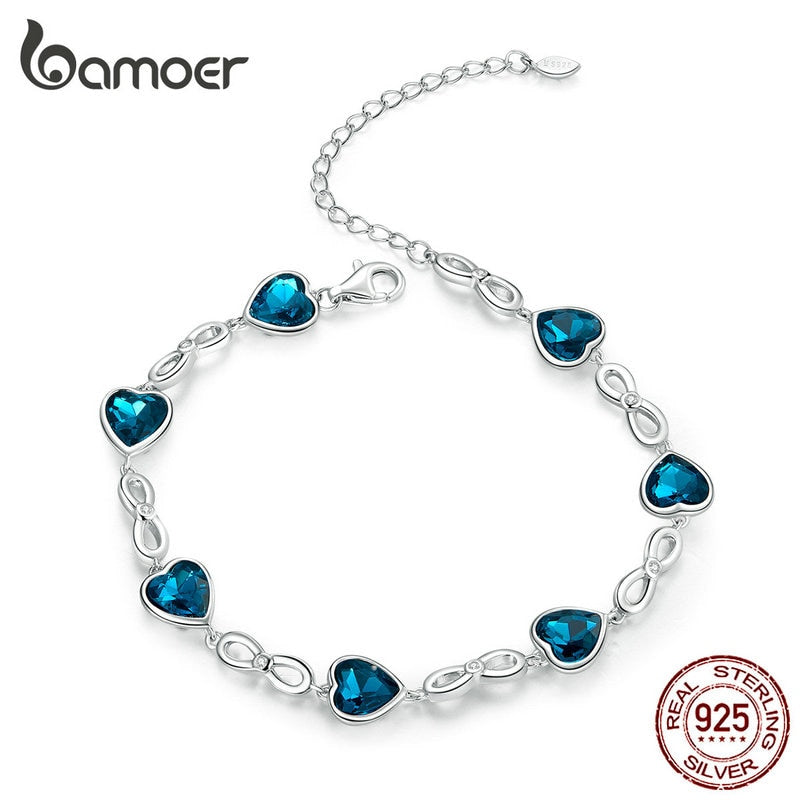 Pulseira Coração Oceânico Bamoer