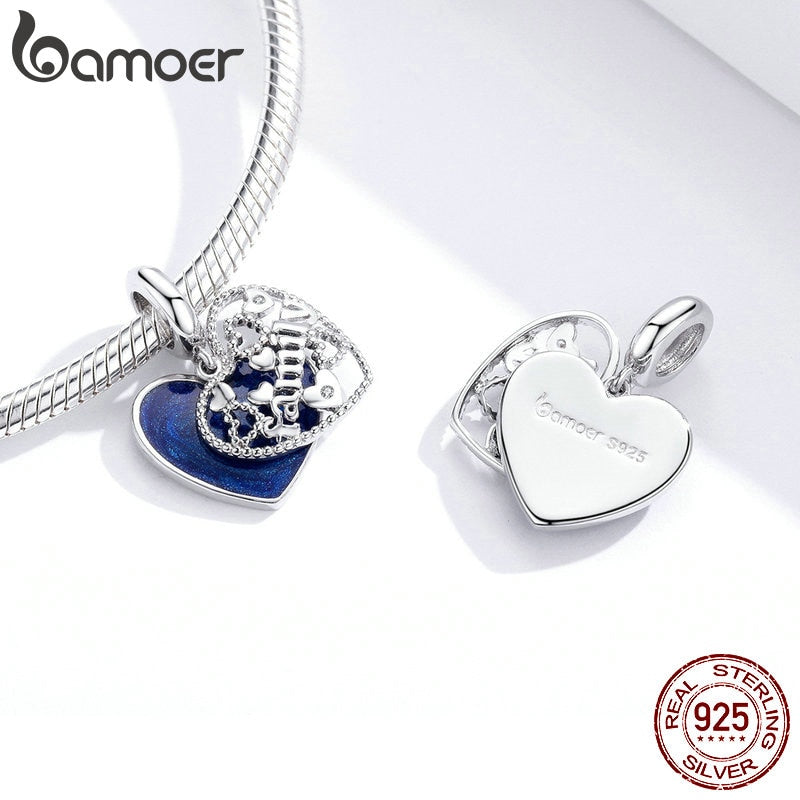 Berloque com Argola Família Calorosa Bamoer
