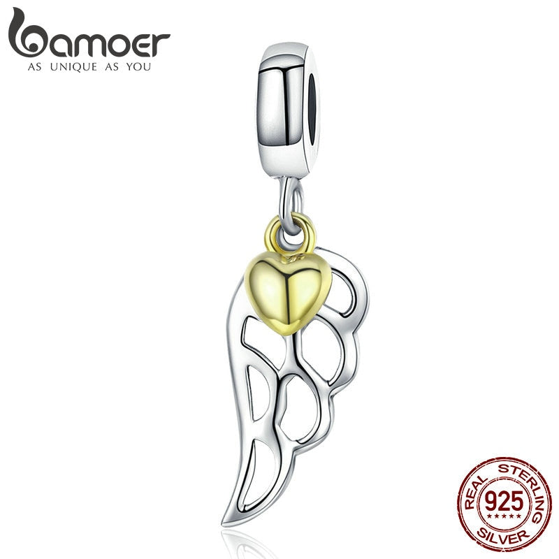 Berloque com Argola Asa de Fada Bamoer