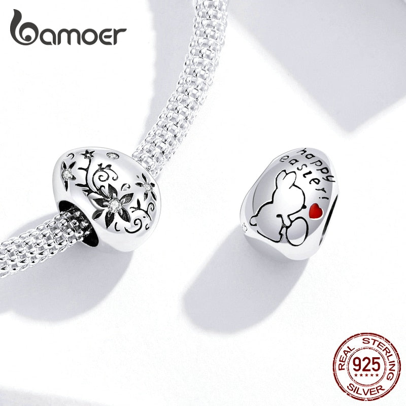 Berloque Ovo da Páscoa Retrô Bamoer