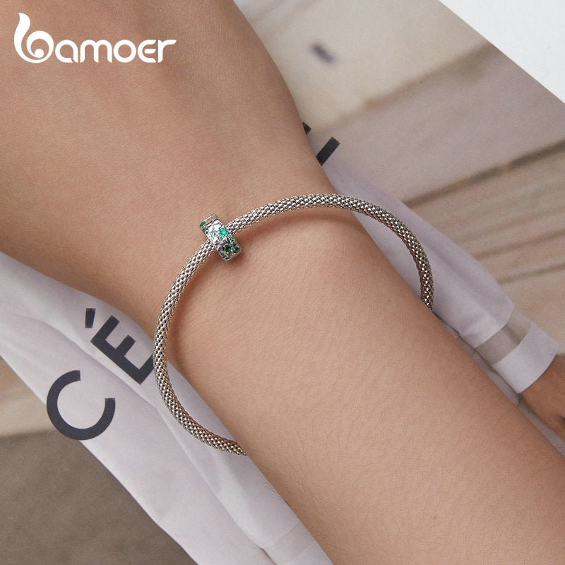 Berloque Charm Trevo de Quatro Folhas Bamoer