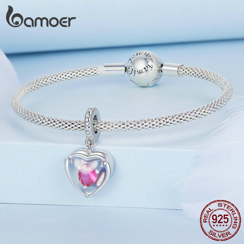 Berloque Amor Retrátil Bamoer