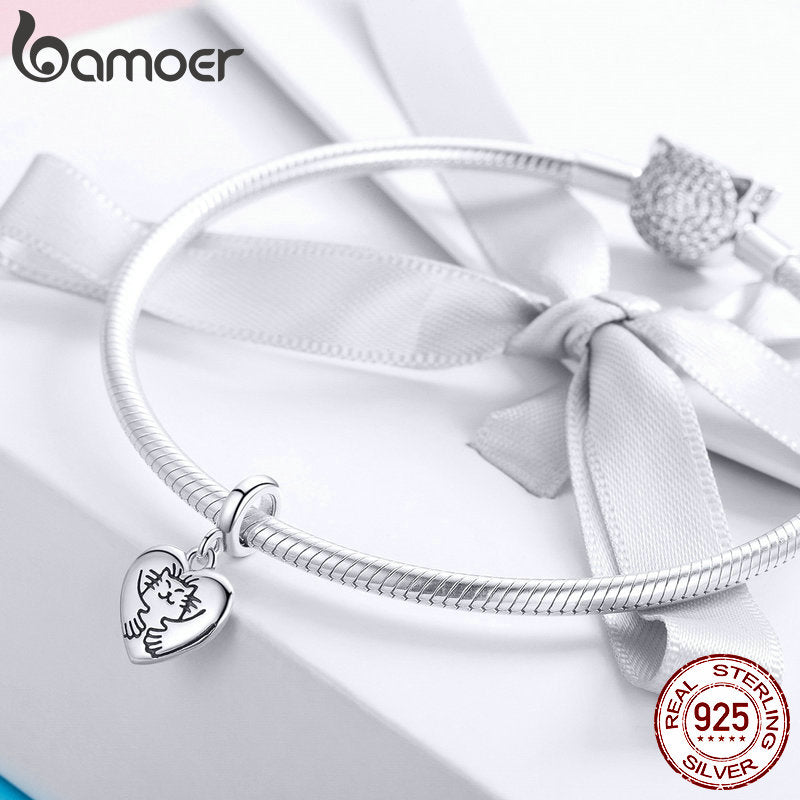 Berloque com Argola Amor de Gatinho