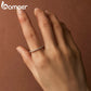 Anel Moissanite Luxo Eterno Bamoer