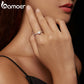 Anel Moissanite 0.75 Quilate Bamoer