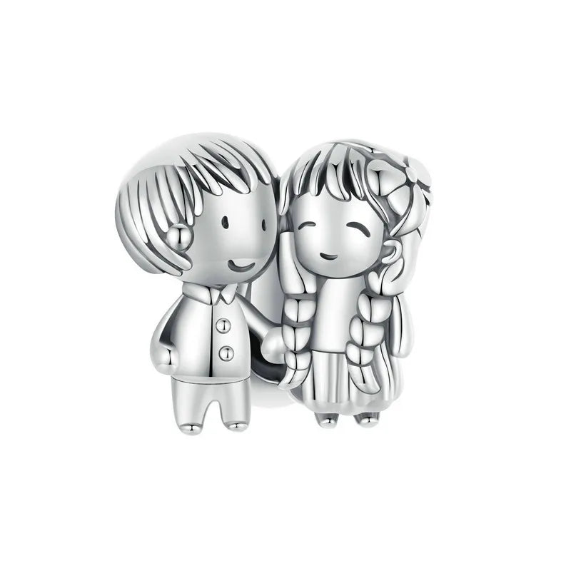 Berloque Família e Amor em Prata 925