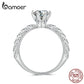 Anel Luxuoso Moissanite 1 Quilate Bamoer
