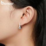 Brincos de Fivela Moissanite