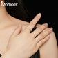 Anel Feminino Moissanite Delicado
