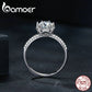 Anel Redondo Moissanite 1 Quilate Bamoer