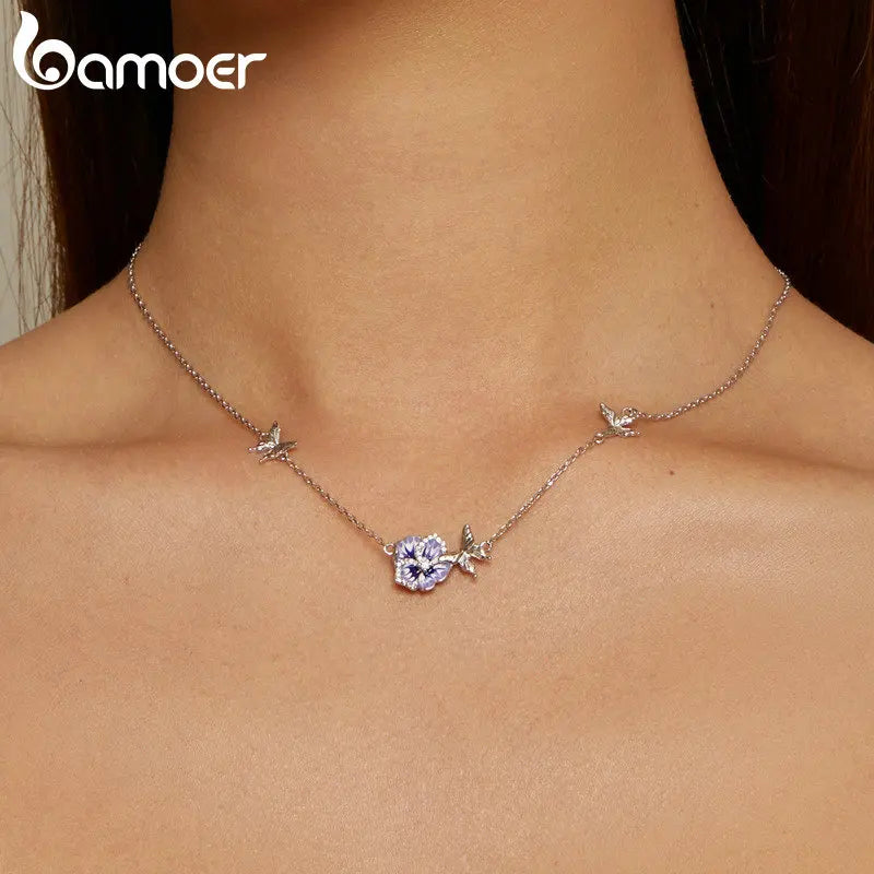 Colar com Pingente Amor Perfeito