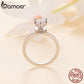 Anel Casamento Moissanite Brilhante