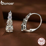 Brincos de Fivela Moissanite