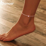 Tornozeleira Coração Rosa