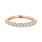 Anel Moissanite Eternidade Bamoer