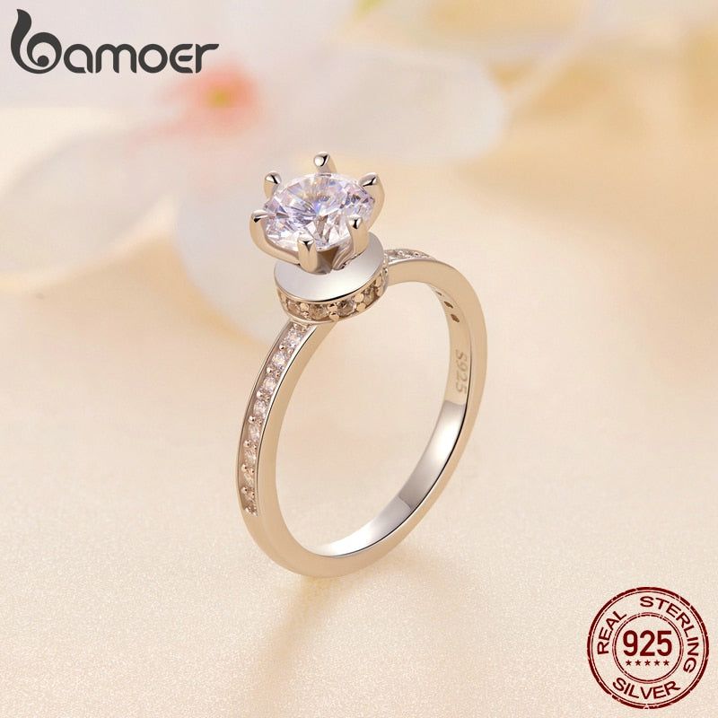 Anel Casamento Moissanite Brilhante