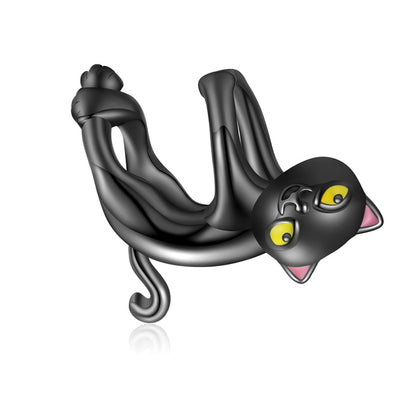Pingente Gato Preto Bamoer