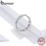 Anel Guirlanda Rosa Bamoer