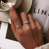 Anel Amor Rosa Bamoer