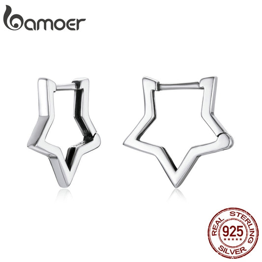 Brincos Estrelados Bamoer