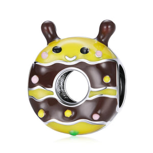 Berloque Charm Donuts de Animais Bamoer