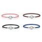 Pulseira de Couro Trançado Bamoer