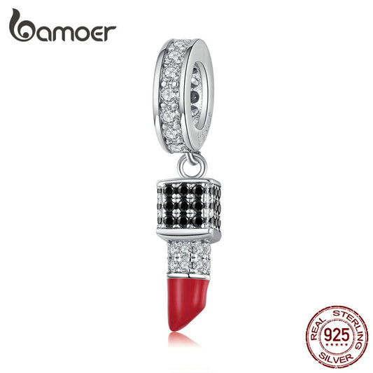 Berloque Batom Vermelho Bamoer
