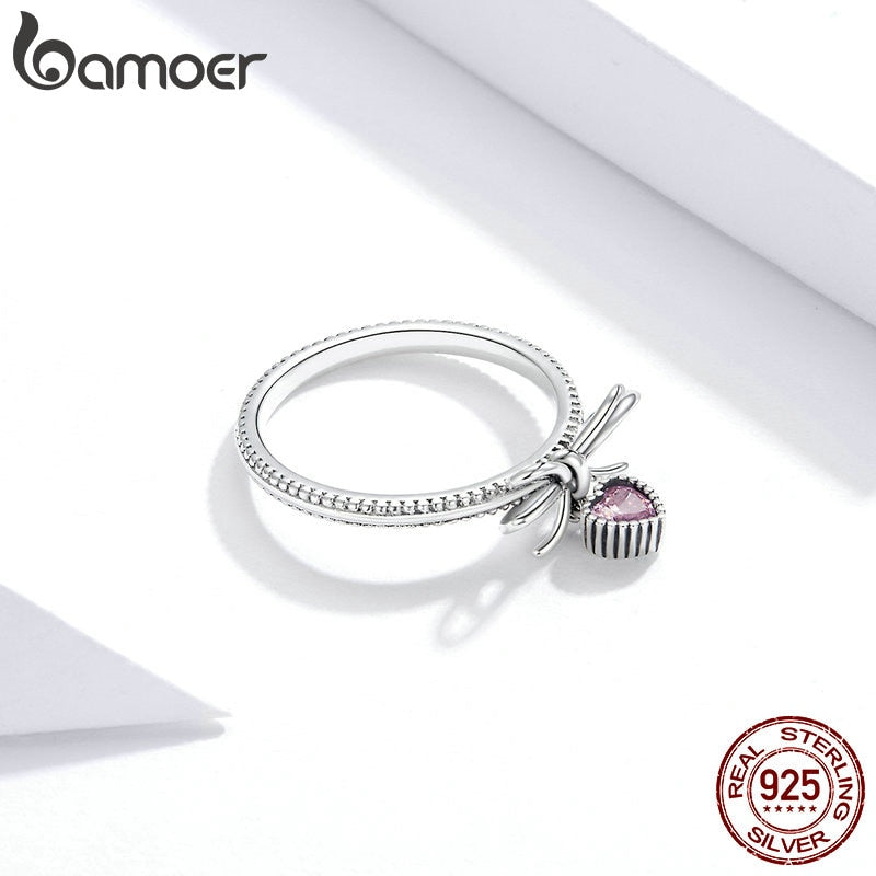 Anel Laço de Presente Bamoer