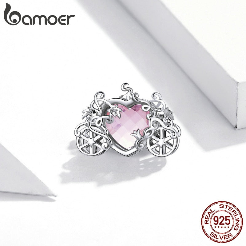 Berloque Charm Carruagem Mágica Bamoer