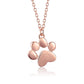 Colar com Pingente Pata de Pet Bamoer