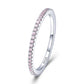 Anel Feminino Pedras de Zirconita Bamoer