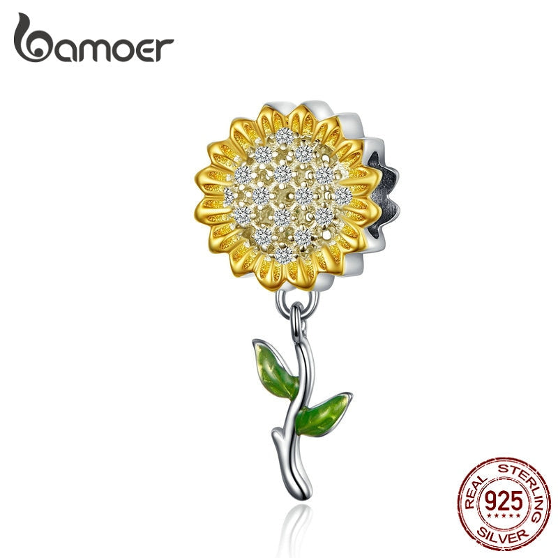 Berloque Charm Girassol Bamoer