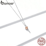Colar com Pingente Rosa Graciosa Bamoer