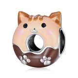 Berloque Charm Donuts de Animais Bamoer