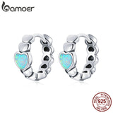 Brincos Amor de Arco-íris Bamoer