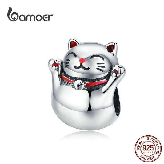 Pingente Gato da Sorte Bamoer