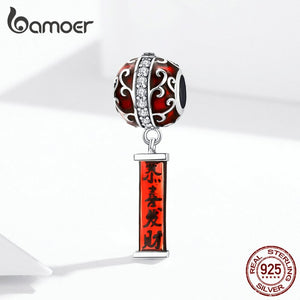Berloque Lanterna Chinesa Bamoer