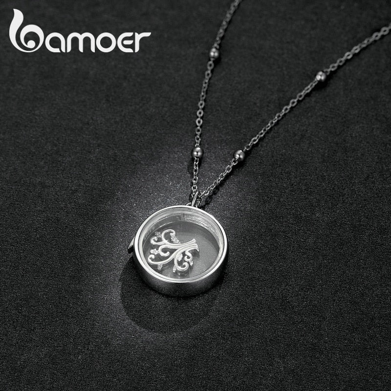 Colar com Pingente de Caixa Personalizável Bamoer