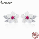 Brincos Flor de Concha Bamoer