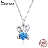 Colar com Pingente de Elefantinho Bamoer