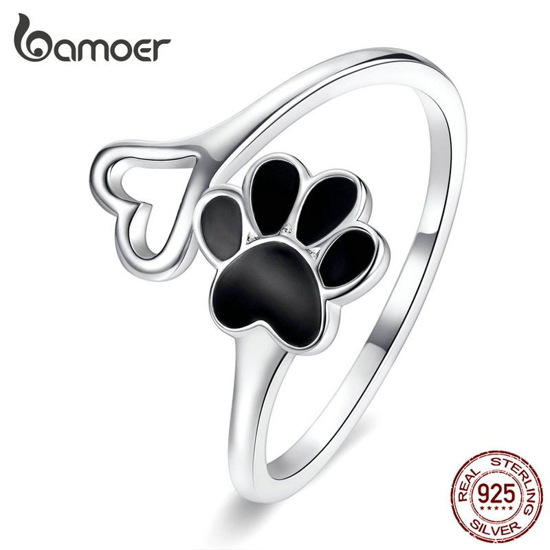Anel Ajustável Dog Love Bamoer